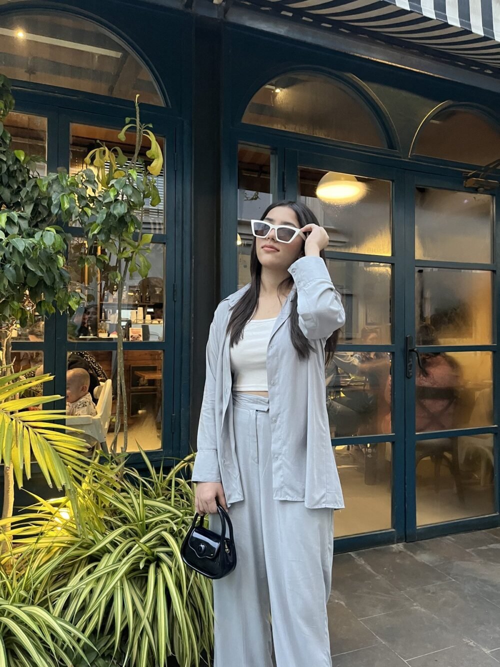 Grey Linen Co-ord