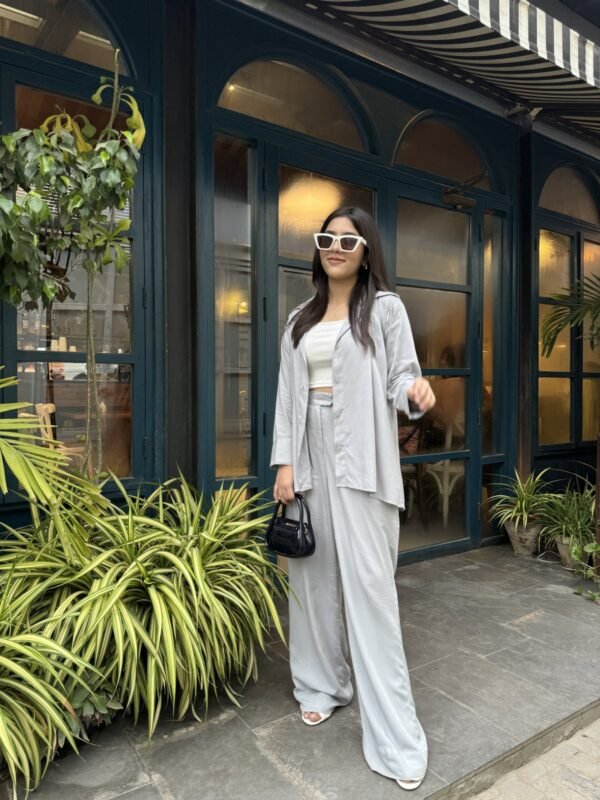 Grey Linen Co-ord